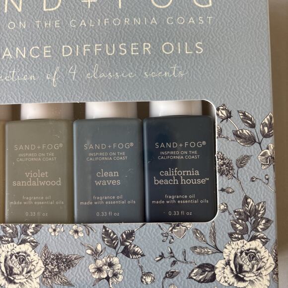 Sand + Fog Diffuser Oils CA Beach House Clean Waves Vanilla Musk Sandalwood etc - Picture 3 of 5